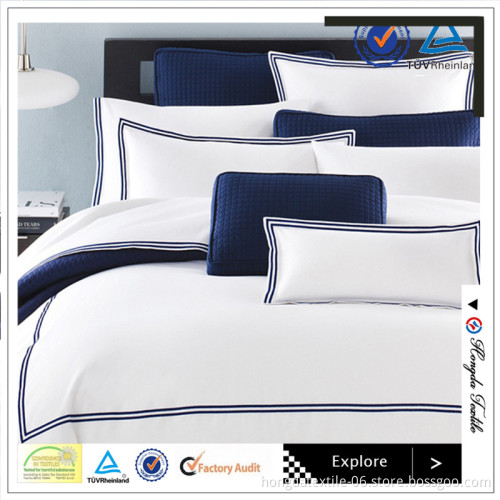 whole sale hotel luxury jacquard 100% cotton embroidery bedding set